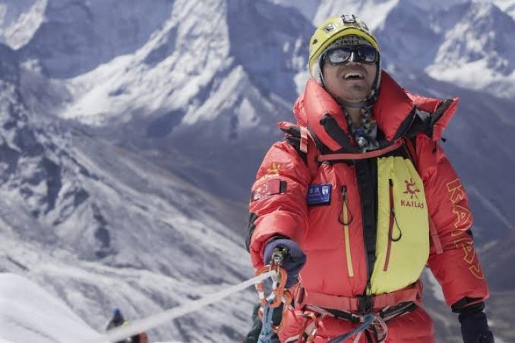 First Blind Asian to climb Mount Everest.