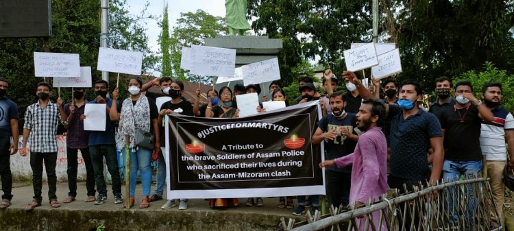 Assam: Silchar Continues to Host Student Protests Against Mizoram.