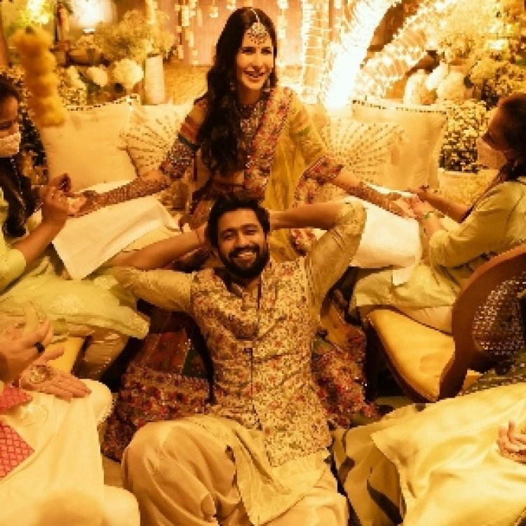 Katrina -Vicky Go All Filmy in Their Bollywood Style Mehendi Ceremony- Official Photos Here!