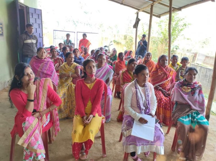 Awareness Program on Women and Child right organised by MSK and IGSSS  at Cachar District's Notun Bajar