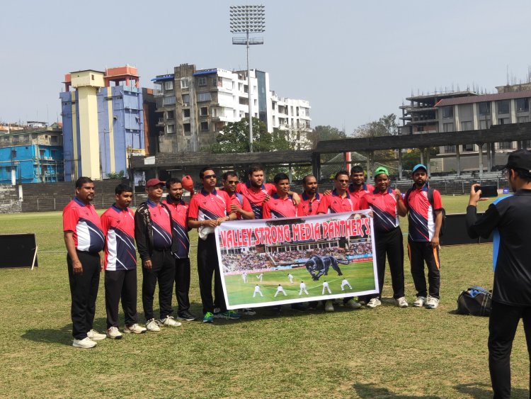 Valley Strong Media Panthers kickstarted their journey of Media Cricket Fest 2022 with a win over Karimganj Media Challenger.