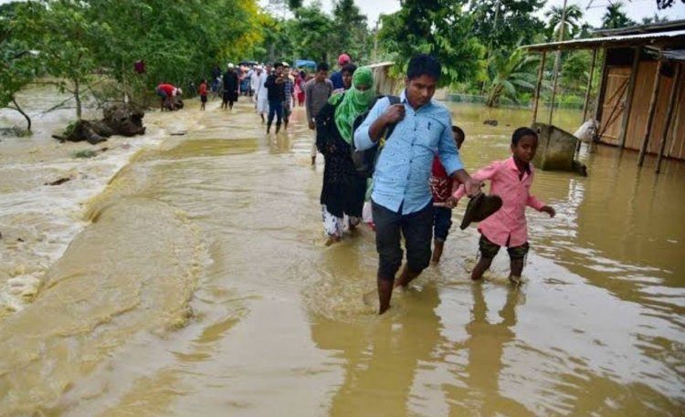 Over 6,60,000 affected by floods in 27 districts, says govt ; Assam's “ monsoon of discontent. “