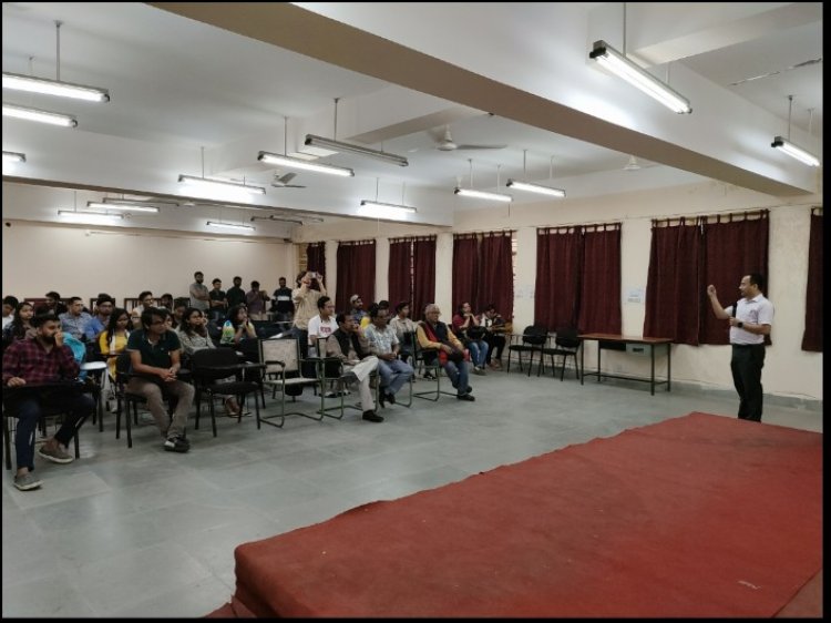 Film Club of Assam University screens "Jallikattu" at Mass Communication Department.
