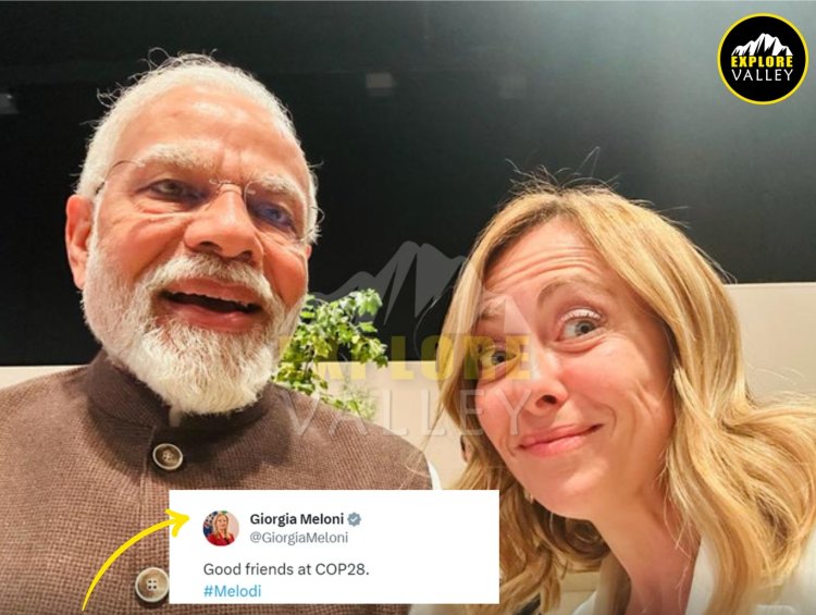 #Melodi becomes top trending on India's internet amid Italy's PM Meloni posts photo with PM Modi