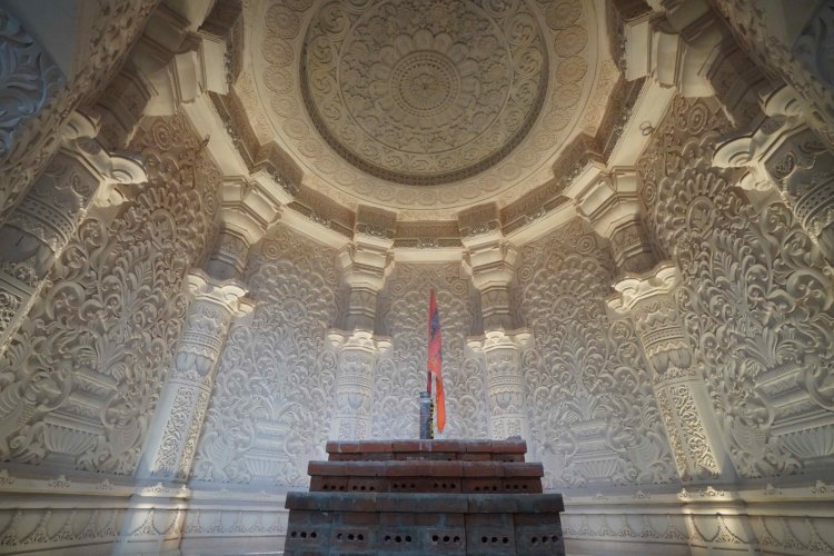 Ayodhya Trust shares photos of sanctum-sanctorum of Ram Lala temple
