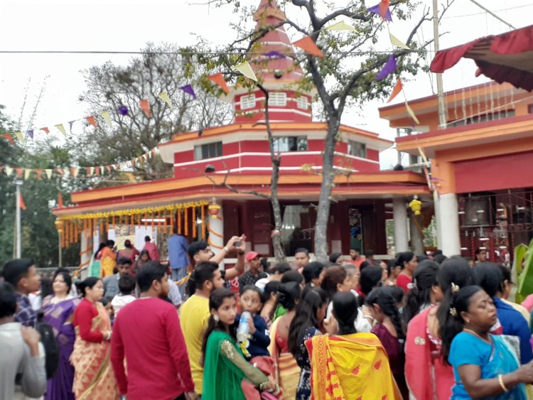 Throngs of devotees gather at Udharbond's Kanchakanti Mandir to celebrate Tithi of Sukla Troyodashi of Agrahayana