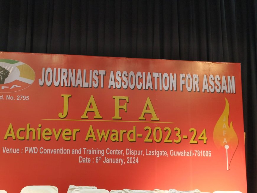 JAFA honors 21 prominent journalists at grand reception in Guwahati