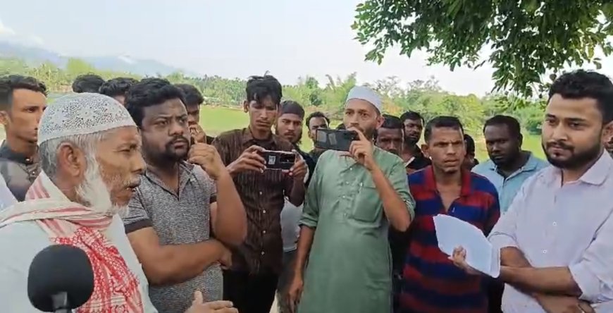 Palonghat villagers accuse finance commission for misusing Rs. 6 lakh on road project