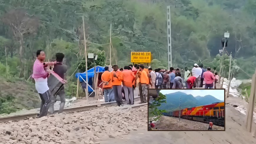 Lumding-Badarpur rail road returns to normal after 15 days: Reports