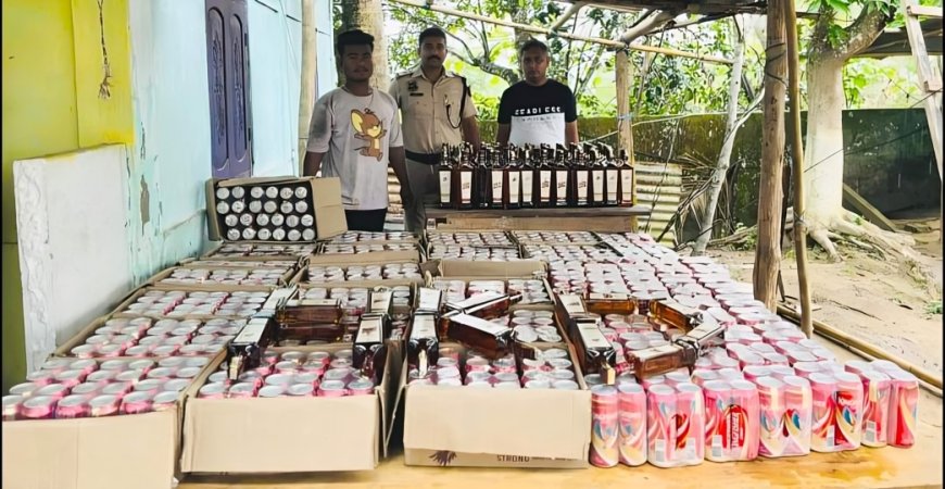 Illegal liquor bust: Ramnathpur police  seize 423 litres of IMFL bound for Mizoram