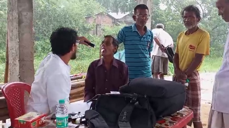 Free medical camp organized for flood victims in Silchar by Breakthrough Science Society and Aranyak