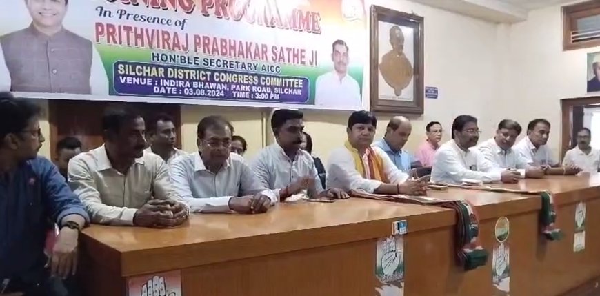 Over 100 members from BJP, AIUDF, and AAP join Congress in Silchar